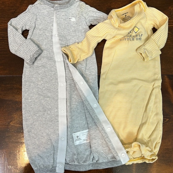 Preemie Sleeper Gowns | Gender Neutral Preemie | Carter’s Sleepers - Picture 5 of 5